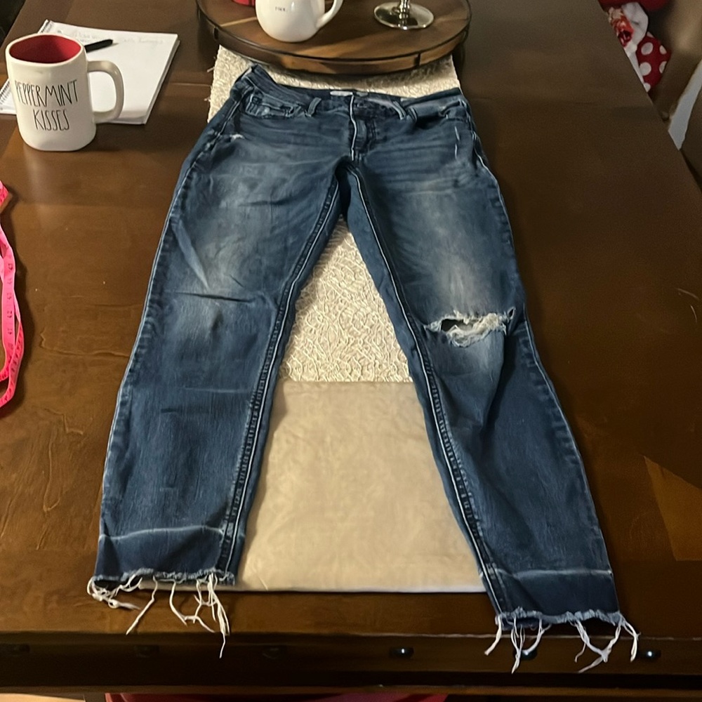 Old navy rockstar super skinny stretchy ankle jeans
